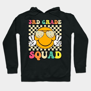 Third Grade Retro Smile Face 3rd Grade Back To School Hoodie